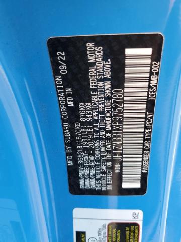 2023 TOYOTA GR 86 JF1ZNBB1XP9752780