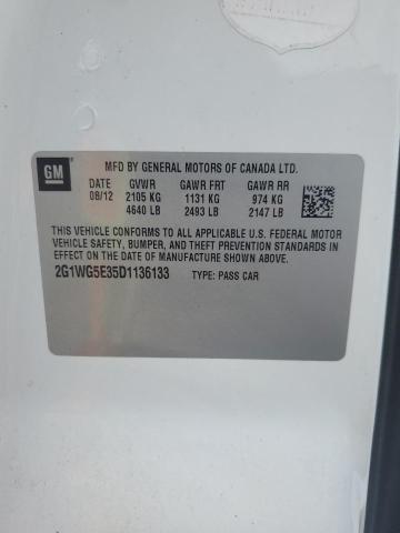 2013 CHEVROLET IMPALA LT - 2G1WG5E35D1136133