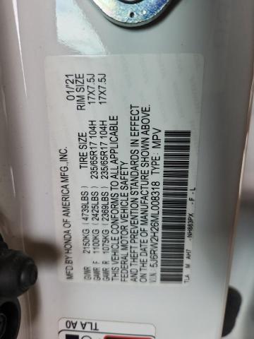 2021 HONDA CR-V LX 5J6RW2H26ML008318