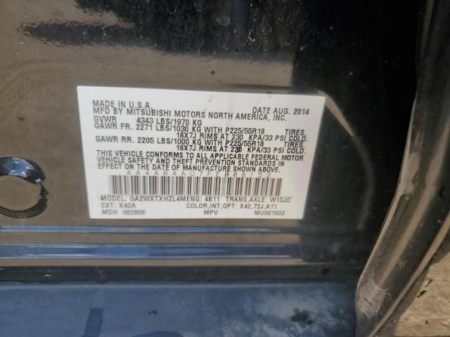 2015 MITSUBISHI OUTLANDER - 4A4AR4AU7FE008152