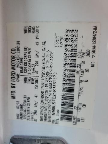 2019 FORD TRANSIT CONNECT XL NM0LS7E21K1393172
