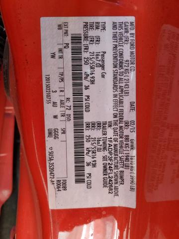 2015 FORD FOCUS SE 1FADP3F24FL242682