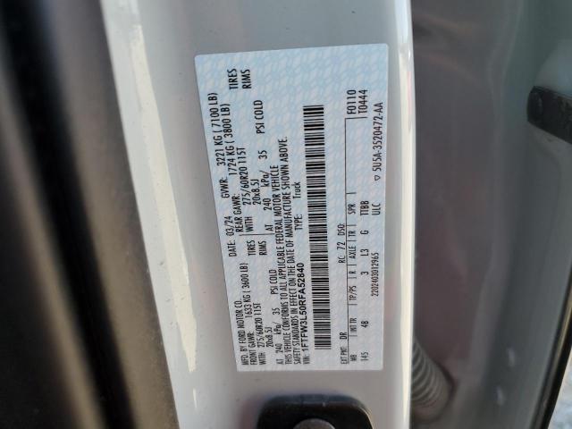 2024 FORD F150 XLT - 1FTFW3L50RFA52840