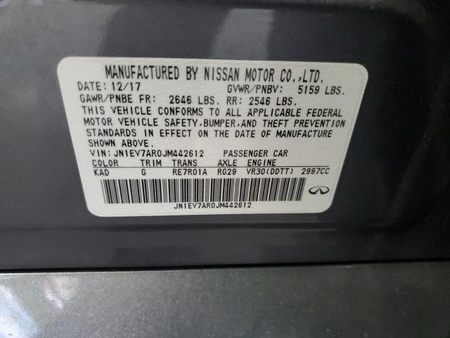 2018 INFINITI Q50 LUXE JN1EV7AR0JM442612