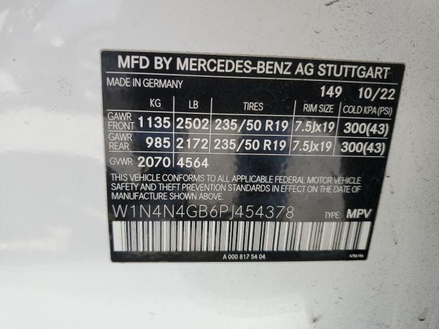 2023 MERCEDES-BENZ GLA 250 W1N4N4GB6PJ454378