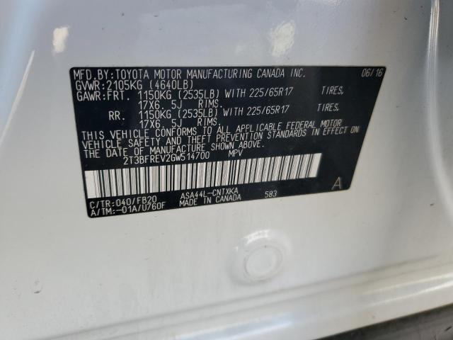 2016 TOYOTA RAV4 #3296281467