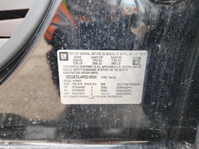 2015 CHEVROLET SILVERADO 3GCUKTEJ4FG516834