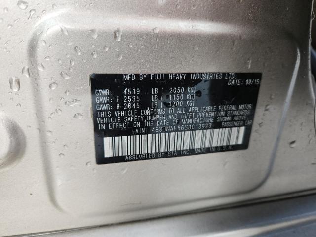 2016 SUBARU LEGACY 2.5 - 4S3BNAF66G3013923