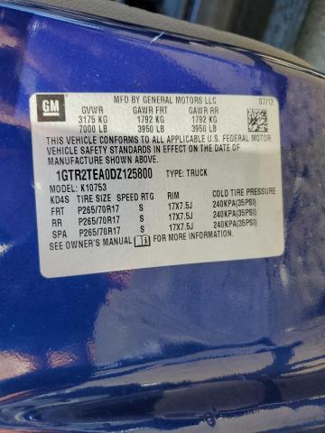 2013 GMC SIERRA K15 - 1GTR2TEA0DZ125800