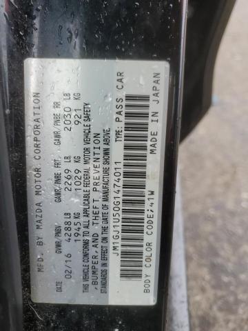 2016 MAZDA 6 SPORT - JM1GJ1U50G1474011