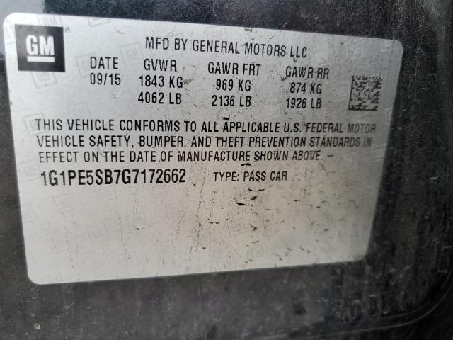 2016 CHEVROLET CRUZE LIMI #3261317478