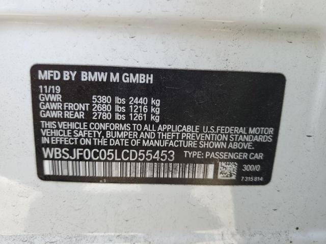 2020 BMW M5 BASE WBSJF0C05LCD55453