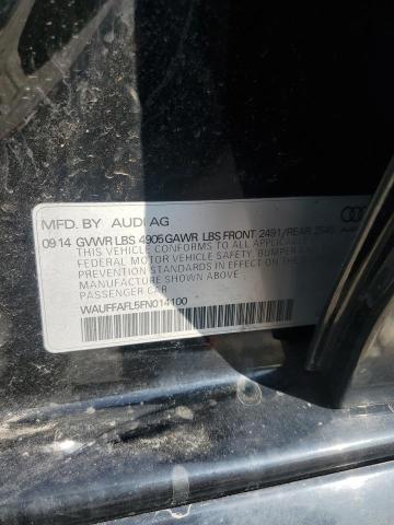 2015 AUDI A4 PREMIUM PLUS WAUFFAFL5FN014100