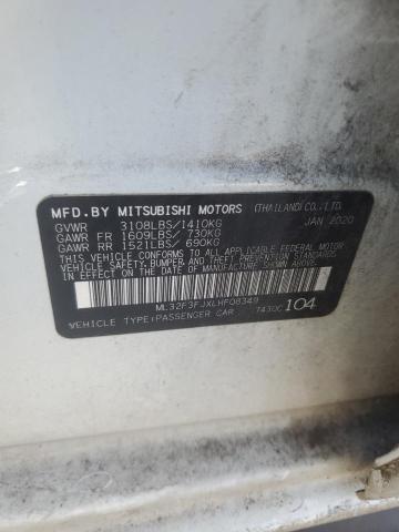 2020 MITSUBISHI MIRAGE G4 ML32F3FJXLHF08349