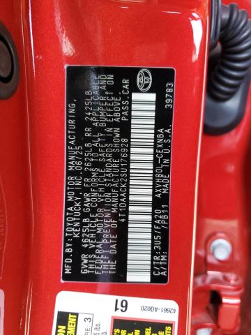 2025 TOYOTA CAMRY XSE 4T1DAACK2SU176928