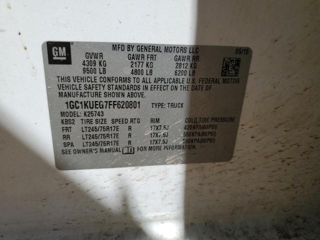 2015 CHEVROLET SILVERADO 1GC1KUEG7FF620801