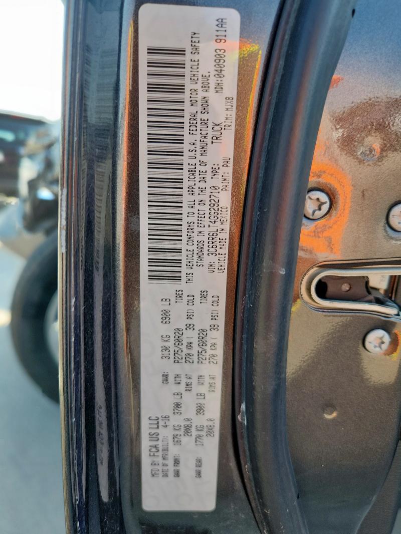 2016 RAM 1500 SLT - 3C6RR6LT4GG292710