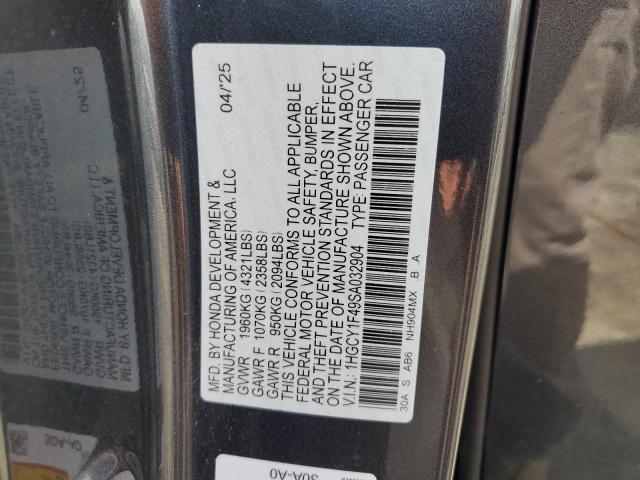 2025 HONDA ACCORD SE 1HGCY1F49SA032904