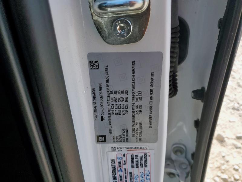 2021 GMC YUKON XL K 1GKS2GKD5MR136870