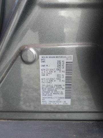 2020 NISSAN ROGUE S 5N1AT2MT8LC777889