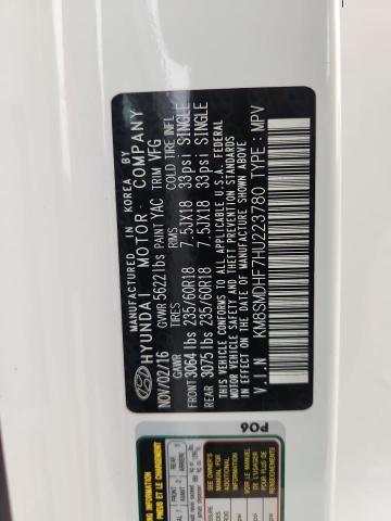 2017 HYUNDAI SANTA FE S #3297204387