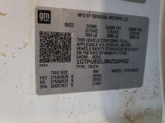 2022 GMC SIERRA K15 #3282517864