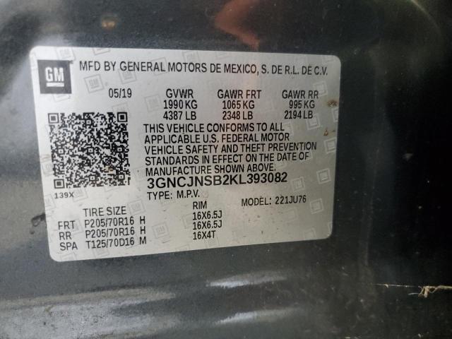 2019 CHEVROLET TRAX LS #3294252879