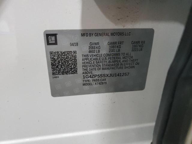 2018 BUICK LACROSSE E 1G4ZP5SSXJU141257