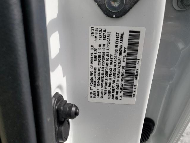 2021 HONDA CR-V TOURI 7FARW2H91ME007667
