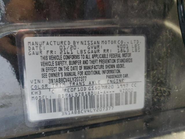 2020 NISSAN SENTRA SV 3N1AB8CV4LY207377