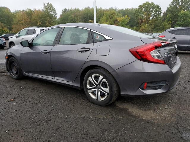 HOND CIVIC LX 2018 gray  gas 19XFC2F59JE202053 photo #3
