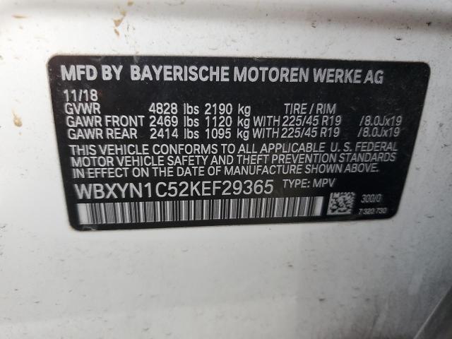 2019 BMW X2 M35I WBXYN1C52KEF29365