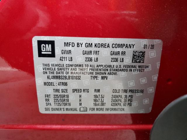 2020 BUICK ENCORE GX KL4MMBS28LB101032