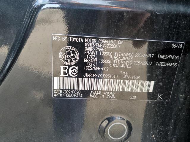 2018 TOYOTA RAV4 HV LE JTMRJREVXJD231513