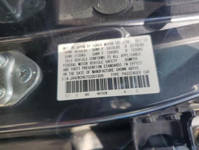 2012 ACURA TSX TECH - JH4CW2H67CC001809
