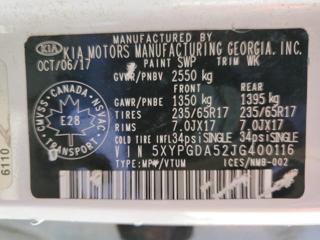 2018 KIA SORENTO LX 5XYPGDA52JG400116