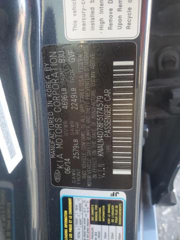 2015 KIA CADENZA PREMIUM KNALN4D78F5174579