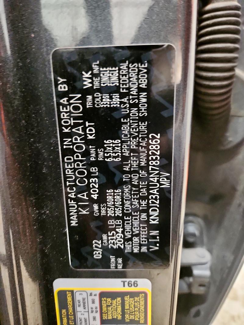 2022 KIA SOUL LX KNDJ23AU4N7832862
