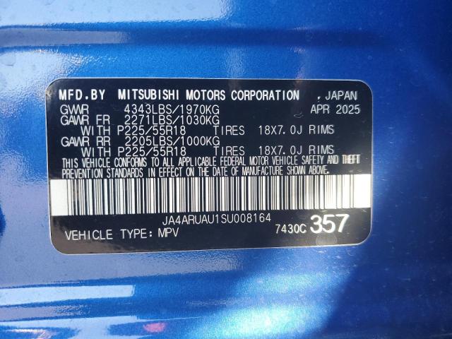 2025 MITSUBISHI OUTLANDER JA4ARUAU1SU008164