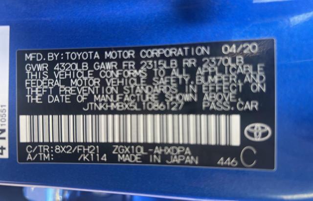 2020 TOYOTA C-HR XLE JTNKHMBX5L1086127