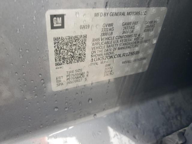 2020 GMC YUKON SLT - 1GKS2DKC0LR125585