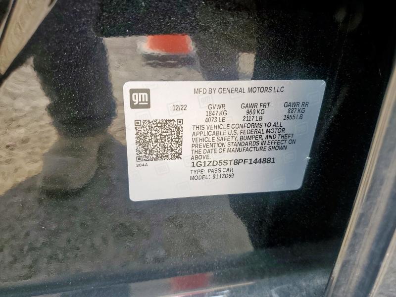 2023 CHEVROLET MALIBU - 1G1ZD5ST8PF144881