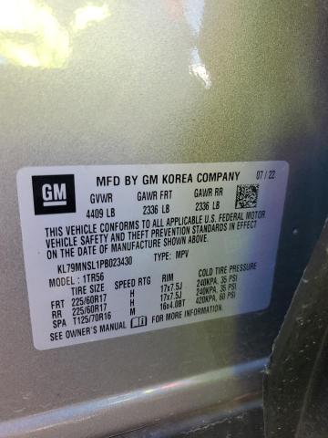 2023 CHEVROLET TRAILBLAZER LS KL79MNSL1PB023430