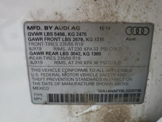 2020 AUDI Q5 PREMIUM #3292555691