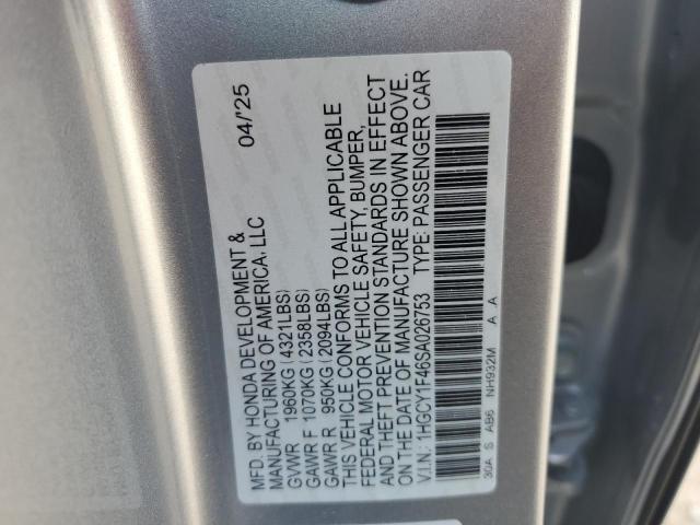 2025 HONDA ACCORD SE 1HGCY1F46SA026753