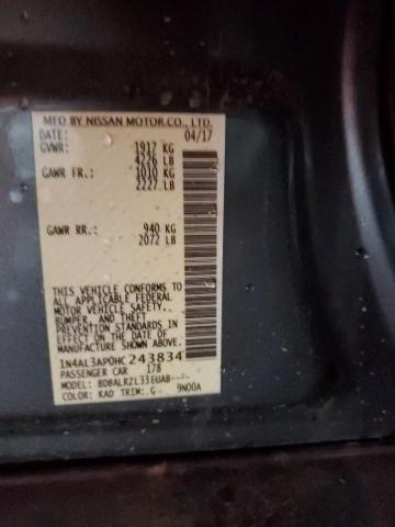 2017 NISSAN ALTIMA 2.5 #3298045147