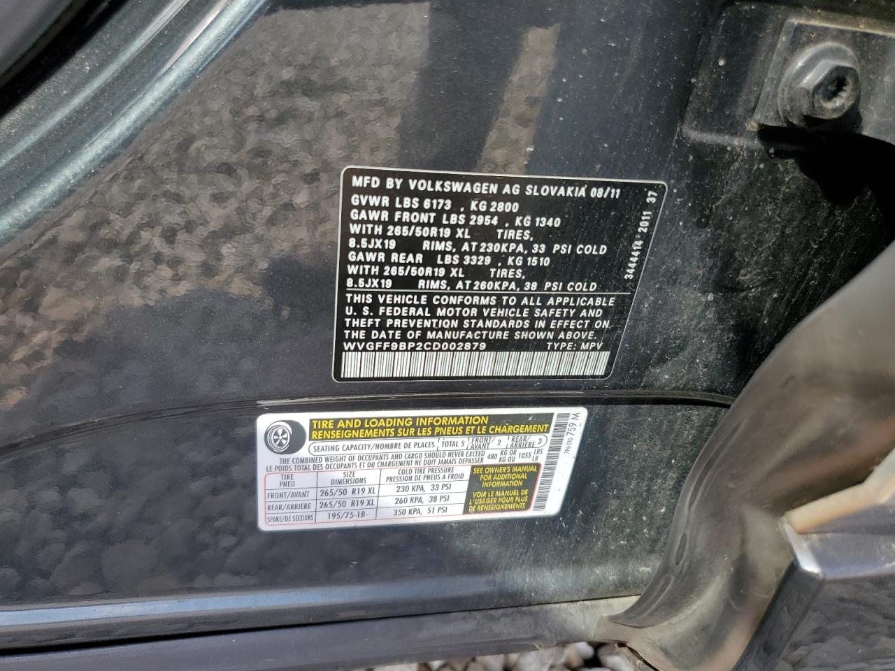 VOLKSWAGEN TOUAREG V6