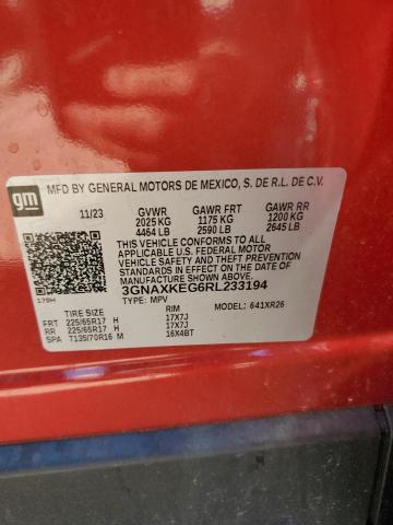 2024 CHEVROLET EQUINOX LT #3287697010