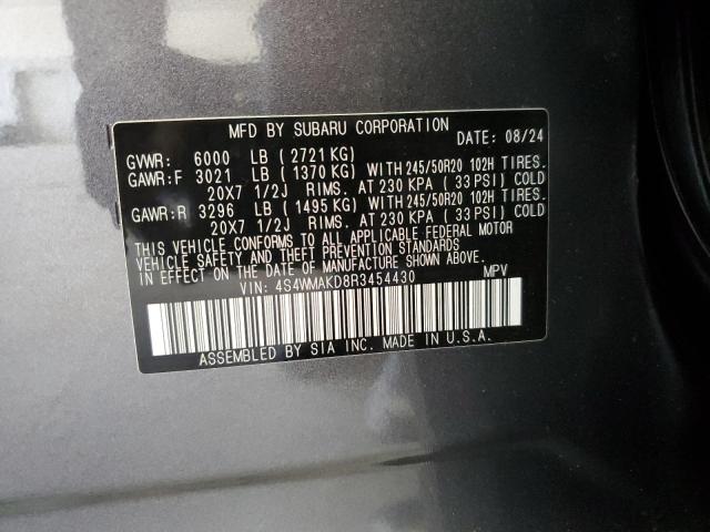 2024 SUBARU ASCENT ONY 4S4WMAKD8R3454430