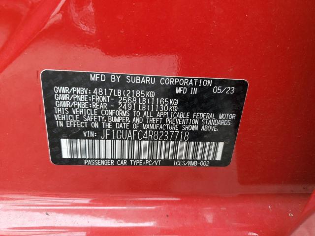 2024 SUBARU IMPREZA RS JF1GUAFC4R8237718